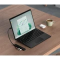 Adapter Satechi Slim multiport 4-in-1 USB-C, Black