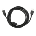 Cablu de date pentru periferice Cablexpert CCFB-USB2-AMBM-1.5M, USB Type-A/USB Type-B, 1,5m, Negru Cablu de date pentru periferice Cablexpert CCFB-USB2-AMBM-1.5M, USB Type-A/USB Type-B, 1,5m, Negru