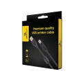 Cablu de date pentru periferice Cablexpert CCFB-USB2-AMBM-1.5M, USB Type-A/USB Type-B, 1,5m, Negru Cablu de date pentru periferice Cablexpert CCFB-USB2-AMBM-1.5M, USB Type-A/USB Type-B, 1,5m, Negru