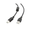 Cablu de date pentru periferice Cablexpert CCFB-USB2-AMBM-1.5M, USB Type-A/USB Type-B, 1,5m, Negru Cablu de date pentru periferice Cablexpert CCFB-USB2-AMBM-1.5M, USB Type-A/USB Type-B, 1,5m, Negru
