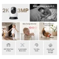 Mercusys Indoor MC210, 3Mpix, Pan/Tilt Home Security Wi-Fi Camera Mercusys Indoor MC210, 3Mpix, Pan/Tilt Home Security Wi-Fi Camera