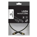 Patch cord Cablexpert PP8-LSZHCU-BK-0.25M, Cat8 S/FTP, 0,25m, Negru