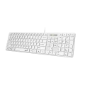 Tastatură Genius SlimStar 126, Cu fir, Alb Tastatură Genius SlimStar 126, Cu fir, Alb