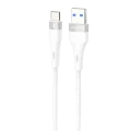 Cablu USB (Type-C), Proove Light Silicone Plus USB to Type-C 3A (1m), White
