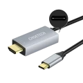 Адаптер USB Choetech XCH-M180, USB Type-C (F) - HDMI (F), 1,8м, Серебристый Адаптер USB Choetech XCH-M180, USB Type-C (F) - HDMI (F), 1,8м, Серебристый