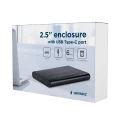 Внешний корпус Gembird EE2-U3S-6, Чёрный (EE2-U3S-6) Внешний корпус Gembird EE2-U3S-6, Чёрный (EE2-U3S-6)