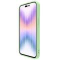 Husă Nillkin iPhone 15 Pro, CamShield Silky Silicone, Mint Green