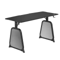 Birou Gaming Lumi GMD12E-2D, Negru Birou Gaming Lumi GMD12E-2D, Negru