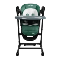Scaun de masa 2 in 1 Caretero INDIGO BLACK GREEN Scaun de masa 2 in 1 Caretero INDIGO BLACK GREEN