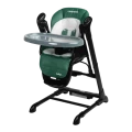 Scaun de masa 2 in 1 Caretero INDIGO BLACK GREEN Scaun de masa 2 in 1 Caretero INDIGO BLACK GREEN