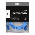 Patch cord Cablexpert PP6U-3M/B, Cat6 UTP, 3m, Albastru Patch cord Cablexpert PP6U-3M/B, Cat6 UTP, 3m, Albastru