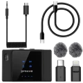 Microphone Wireless Microphone System Proove ToneLine (Lightning / Type-C / AUX), Black Microphone Wireless Microphone System Proove ToneLine (Lightning / Type-C / AUX), Black