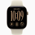 Apple Watch Series 12 GPS, 46mm Light Gold Aluminium Case with Sand Sport Band - M/L MJEP4 Apple Watch Series 12 GPS, 46mm Light Gold Aluminium Case with Sand Sport Band - M/L MJEP4
