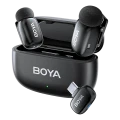 Microfon portabil pentru înregistrare vocală Boya mini 2-02, Fără fir, Negru Microfon portabil pentru înregistrare vocală Boya mini 2-02, Fără fir, Negru