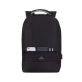 Rucsac pentru Laptop RivaCase Prater, 15.6", Poliester, Negru Rucsac pentru Laptop RivaCase Prater, 15.6