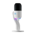 Игровой Микрофон Logitech Yeti GX, Проводной аналоговый, Белый Игровой Микрофон Logitech Yeti GX, Проводной аналоговый, Белый