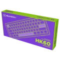 Tastatură HATOR Hellyberry HK60 Wireless, Cu fir / Fără fir, Alb Tastatură HATOR Hellyberry HK60 Wireless, Cu fir / Fără fir, Alb
