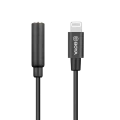 Audio Adaptor Boya BY-K3, Lightning - 3.5 mm, 0,06m, Negru Audio Adaptor Boya BY-K3, Lightning - 3.5 mm, 0,06m, Negru
