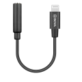 Audio Adaptor Boya BY-K3, Lightning - 3.5 mm, 0,06m, Negru Audio Adaptor Boya BY-K3, Lightning - 3.5 mm, 0,06m, Negru