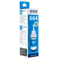 Recipient de cerneală Epson T664, 70ml, Cyan Recipient de cerneală Epson T664, 70ml, Cyan