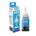 Recipient de cerneală Epson T664, 70ml, Cyan Recipient de cerneală Epson T664, 70ml, Cyan