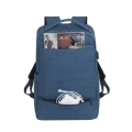 Rucsac pentru Laptop RivaCase Biscayne, 17.3", Poliester, Albastru Rucsac pentru Laptop RivaCase Biscayne, 17.3