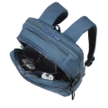 Rucsac pentru Laptop RivaCase Biscayne, 17.3", Poliester, Albastru Rucsac pentru Laptop RivaCase Biscayne, 17.3