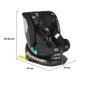 Scaun auto Moni Serengeti black 40-150cm 3801005151455 Scaun auto Moni Serengeti black 40-150cm 3801005151455