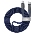 Cablu de încărcare și date Rivacase PS6105, USB Type-C/USB Type-C, 1,2m, Albastru
