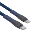 Cablu de încărcare și date Rivacase PS6105, USB Type-C/USB Type-C, 1,2m, Albastru Cablu de încărcare și date Rivacase PS6105, USB Type-C/USB Type-C, 1,2m, Albastru