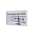 Suport birou pentru monitoare Gembird MS-D2ST-02, Negru Suport birou pentru monitoare Gembird MS-D2ST-02, Negru