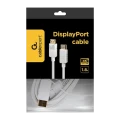 Видеокабель Cablexpert CC-DP2-6-W, DisplayPort (M) - DisplayPort (M), Белый Видеокабель Cablexpert CC-DP2-6-W, DisplayPort (M) - DisplayPort (M), Белый