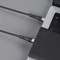 Cablu de încărcare Nillkin Type-C to Type-C Cable, Flowspeed, USB Type-C/USB Type-C, 1,2m, Negru
