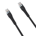 Cablu de încărcare Nillkin Type-C to Type-C Cable, Flowspeed, USB Type-C/USB Type-C, 1,2m, Negru