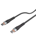 Cablu de încărcare Nillkin Type-C to Type-C Cable, Flowspeed, USB Type-C/USB Type-C, 1,2m, Negru