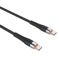 Cablu de încărcare Nillkin Type-C to Type-C Cable, Flowspeed, USB Type-C/USB Type-C, 1,2m, Negru