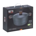 Cratiță RESTO 93503, 4.6L, 24cm, Negru Cratiță RESTO 93503, 4.6L, 24cm, Negru