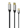 Переходник Cablexpert A-HDMIM-DPM-01, HDMI - DisplayPort, USB Type-A, 2м, Черный Переходник Cablexpert A-HDMIM-DPM-01, HDMI - DisplayPort, USB Type-A, 2м, Черный