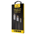 Переходник Cablexpert A-HDMIM-DPM-01, HDMI - DisplayPort, USB Type-A, 2м, Черный Переходник Cablexpert A-HDMIM-DPM-01, HDMI - DisplayPort, USB Type-A, 2м, Черный