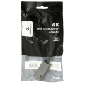 Adaptor Video Cablexpert A-mDPM-DPF4K-01, MiniDP (M) - DisplayPort (F), 0,15m, Negru