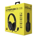 Игровая Гарнитура HATOR Hyperpunk 3 USB, Проводной аналоговый, Чёрный