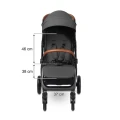 Cărucior Caretero Elma, Gri Închis Cărucior Caretero Elma, Gri Închis