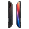 Чехол Spigen iPhone 16 Plus Liquid Air, Матовый черный Чехол Spigen iPhone 16 Plus Liquid Air, Матовый черный