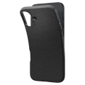 Чехол Spigen iPhone 16 Plus Liquid Air, Матовый черный Чехол Spigen iPhone 16 Plus Liquid Air, Матовый черный