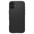 Чехол Spigen iPhone 16 Plus Liquid Air, Матовый черный Чехол Spigen iPhone 16 Plus Liquid Air, Матовый черный