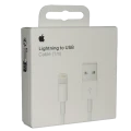 Кабель для зарядки и передачи данных Apple Lightning на USB, 1м, Белый Кабель для зарядки и передачи данных Apple Lightning на USB, 1м, Белый