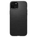 Husă Spigen iPhone 15 Plus Liquid Air, Negru Mat Husă Spigen iPhone 15 Plus Liquid Air, Negru Mat
