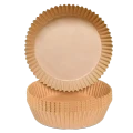 Hârtia de copt Papro Round Air Fryer Paper, Bej