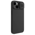 Husă Nillkin iPhone 15 Plus, CamShield Silky Silicone, Elegant Black Husă Nillkin iPhone 15 Plus, CamShield Silky Silicone, Elegant Black