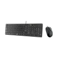 Set Tastatură + Mouse Genius SlimStar C126, Cu fir, Negru